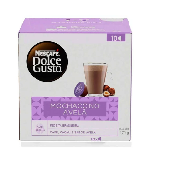 Nescafé Dolce Gusto - Mochaccino Avelã 10 Cápsulas (170g)